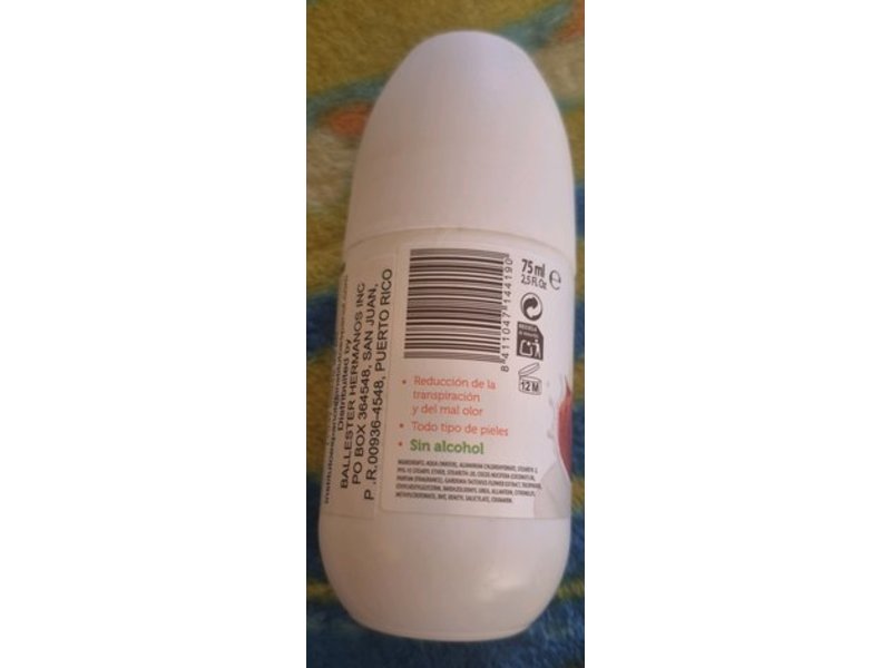 Instituto Espanol Anti-Transpirante Roll-On, Coco, 2.5 fl oz/75 mL