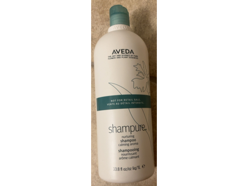 Aveda Shampure Nurturing Shampoo, Calming Aroma, 33.8 fl oz/1 L