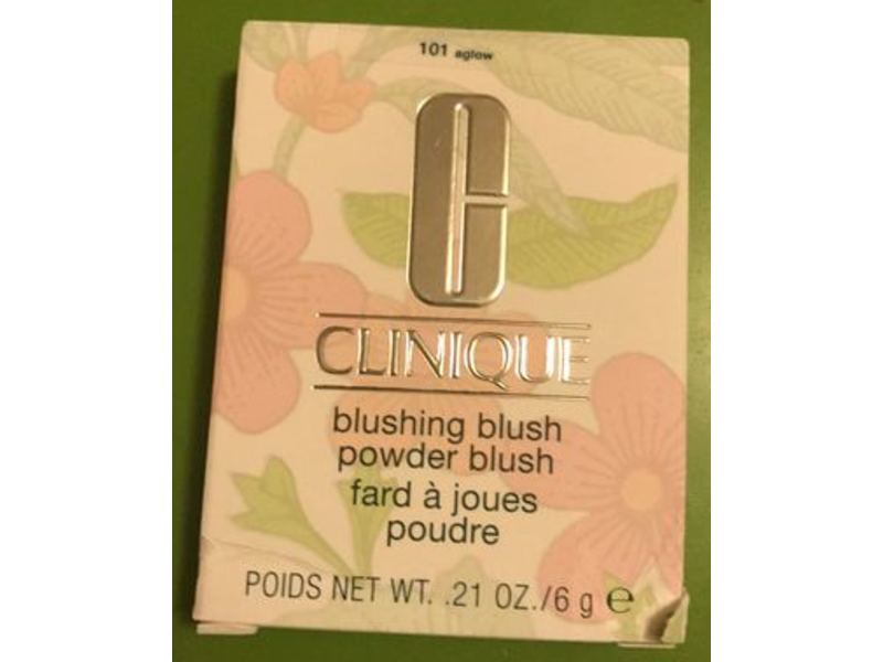Clinique Blushing Blush Powder Blush, 101 Aglow, 0.21 oz/6 g