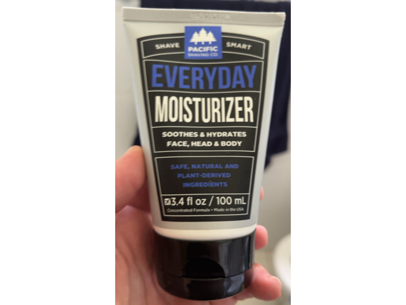 Pacific Shaving Company Everyday Moisturizer, 3.4 fl oz/100 mL