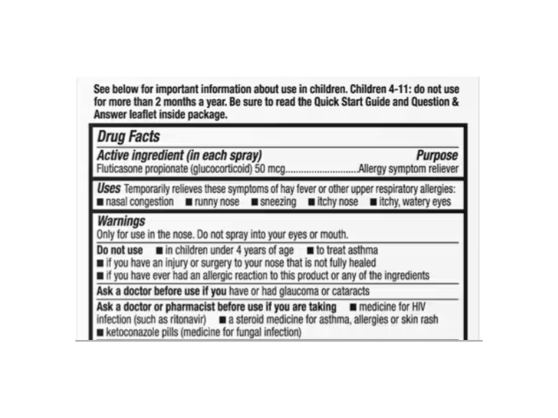 TopCare Allergy Relief Nasal Spray, 0.38 fl oz/11.1 mL