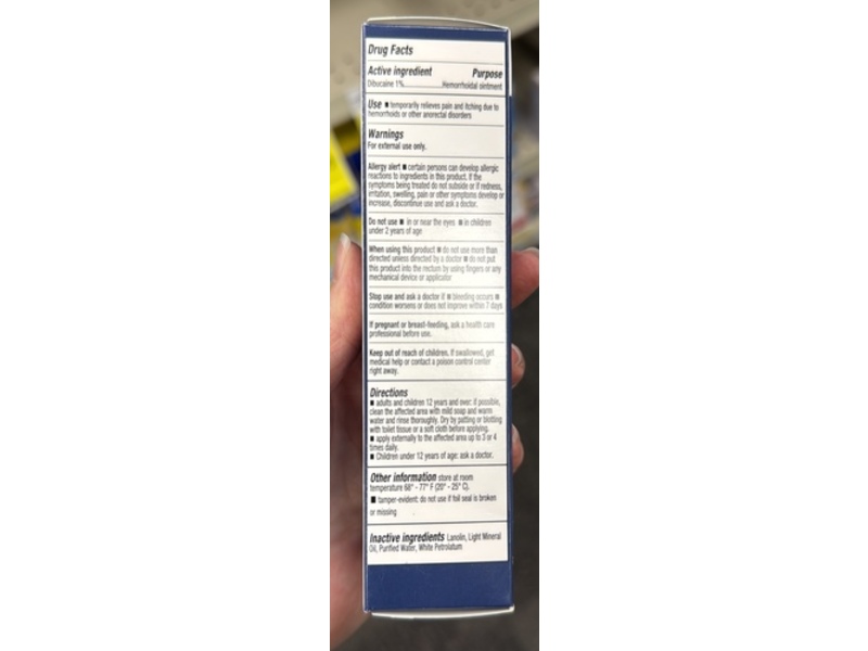 CVS Health Hemorrhoidal & Topical Analgesic Ointment, 1 oz/28 g
