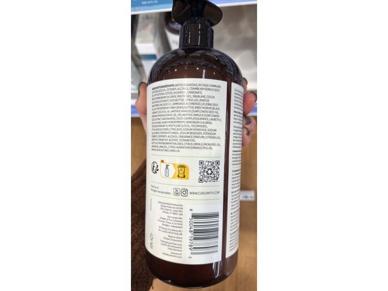 CurlSmith Frizz Control Duo Conditioner, 32 oz/946 mL