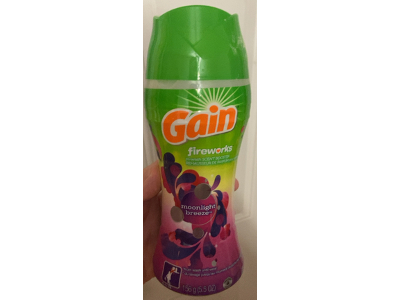 Gain Fireworks In - Wash Scent Booster, Monnlight Breeze, 5.5 oz/156 g