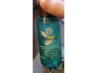 Yves Rocher Monoi Gentle Hair And Body Wash, 1.6 fl oz/50 mL