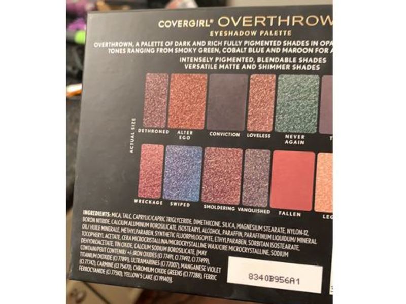 CoverGirl Overthrown Eye Shadow Palette, 0.22 oz6.4g