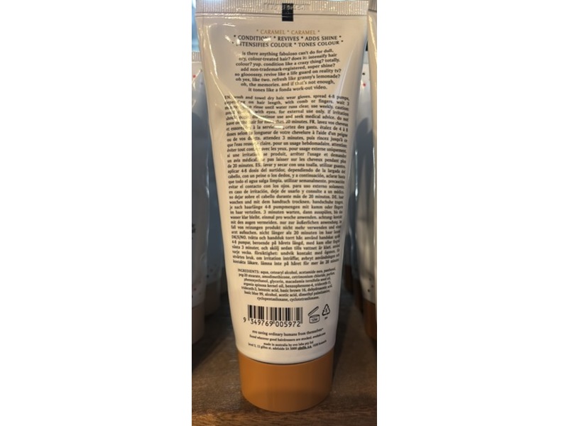 Evo Fabuloso Caramel Colour Intensifying Conditioner, 7.5 fl oz/220 mL