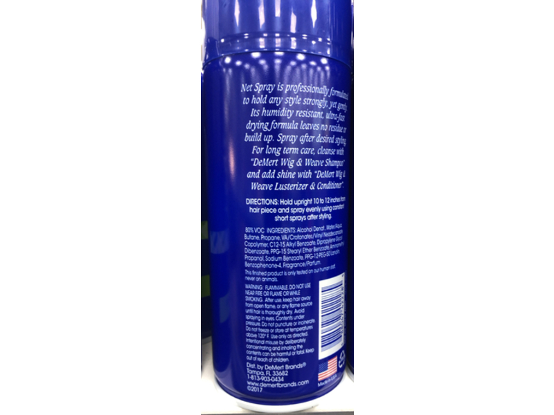Demert Wig & Weave Finishing Spray, 9.61 oz/272 g