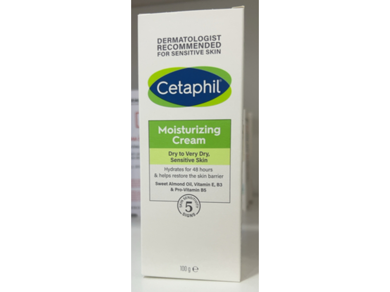 Cetaphil Moisturizing Cream, Dry to Very Dry, Sensitive Skin, 100 g