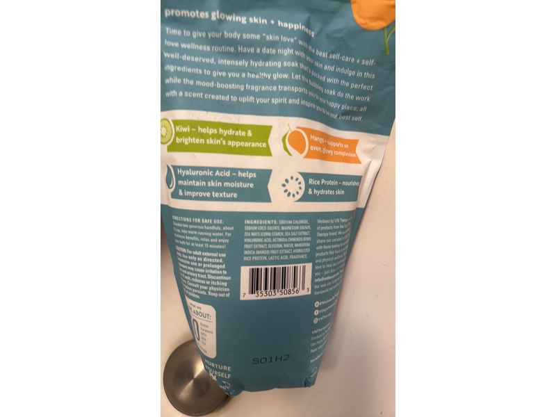 Wellness Hydrate Foaming Soak Epsom Salt+, Bright Citrus Scent, 36 oz, Pack Of 2