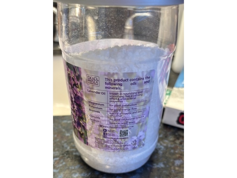 Dead Sea Collection Bath Salts, Lavender, 34.2 oz/970 g