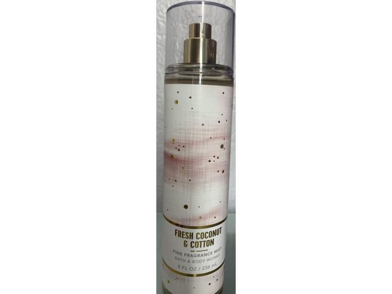 Bath & Body Works Fresh Fine Fragrance Mist, Coconut & Cotton, 8 fl oz/236 mL