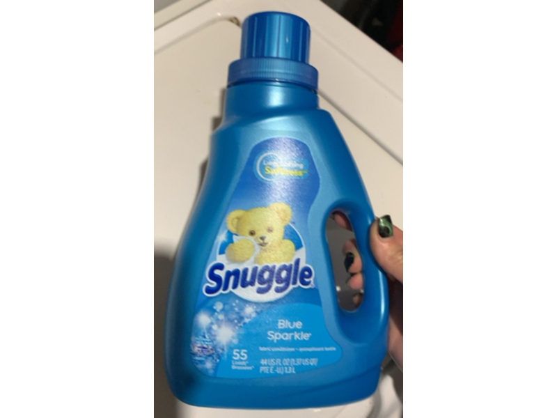 Snuggle Fabric Conditioner, Blue Sparkle, 55 Loads, 44 fl oz/1.3 L