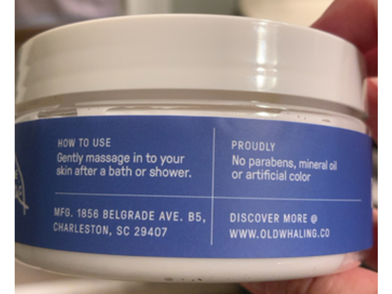 Old Whaling Co Ocean Swept Body Butter, Shea Butter + Aloe, 8 oz