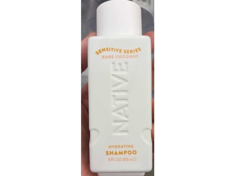 Native Hydrating Shampoo, Bare Coconut, 3 fl oz/88 mL