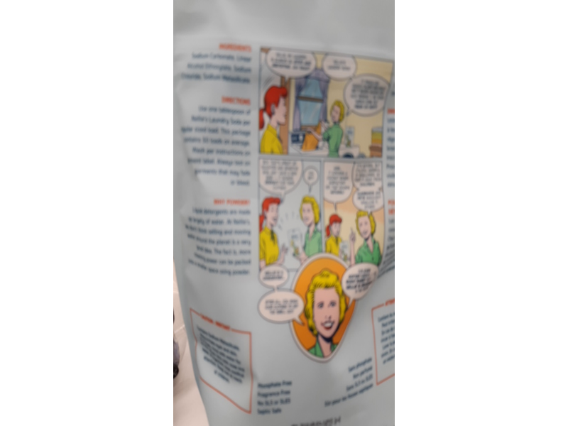 Nellie's Laundry Soda Concentrated Laundry Detergent, 50 Loads, 726 g