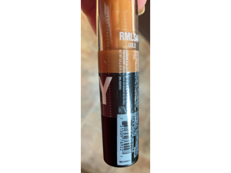 Ruby Kisses Matte Finish Lipstick, RMLS44 Gold, 0.12 oz/3.5 g