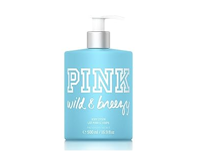 Victorias Secret Pink Body Lotion, Wild And Breezy, 16.9 fl oz/500 mL