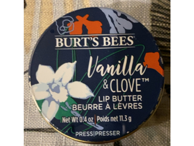 Burt's Bees Lip Butter, Vanilla & Clove, 0.4 oz/11.3 g