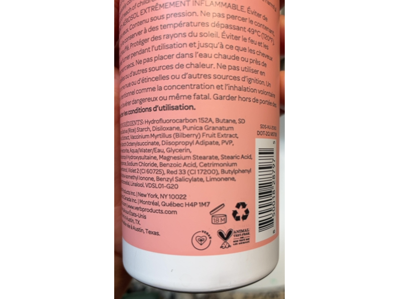 Verb Dry Shampoo, Light, 5 fl oz/179 mL