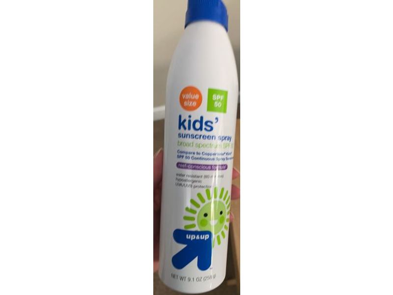 up&up Kids Sunscreen Spray, SPF50, 9.1 oz/258 g