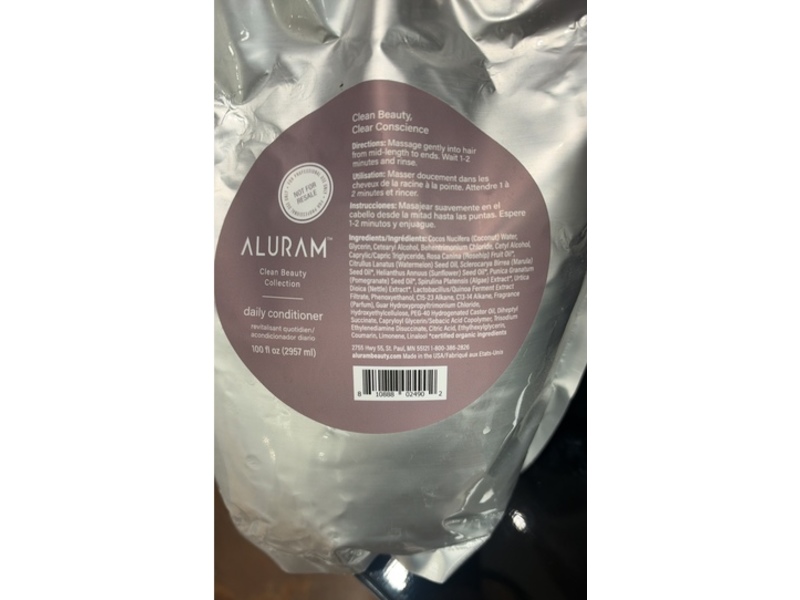 Aluram Clean Beauty Clear Conscience Daily Conditioner, 100 fl oz/2957 mL