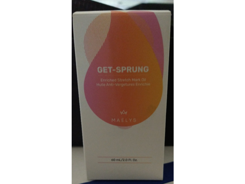 Maelys Enriched Stretch Mark Oil, 2.0 fl oz/60 mL