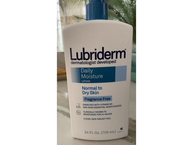 Lubriderm Daily Moisture Body Lotion, Normal To Dry Skin, 24 fl oz/709 mL