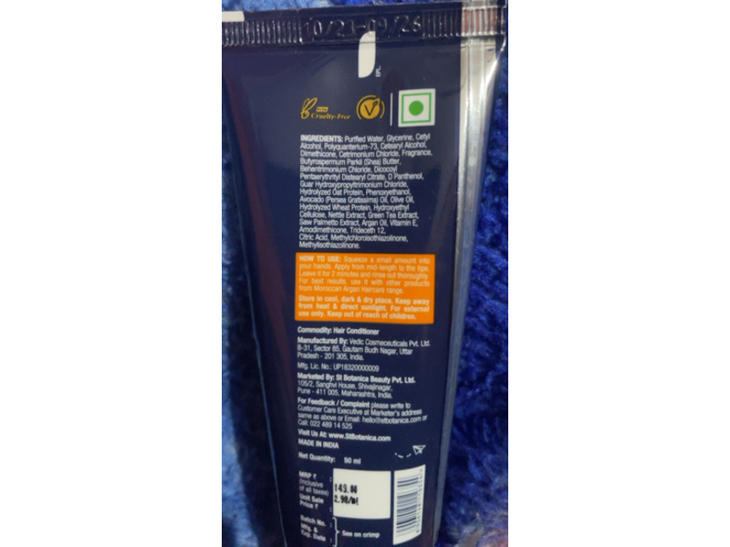 St.Botanica Nourishing Conditioner, Moroccan Argan, 50 mL