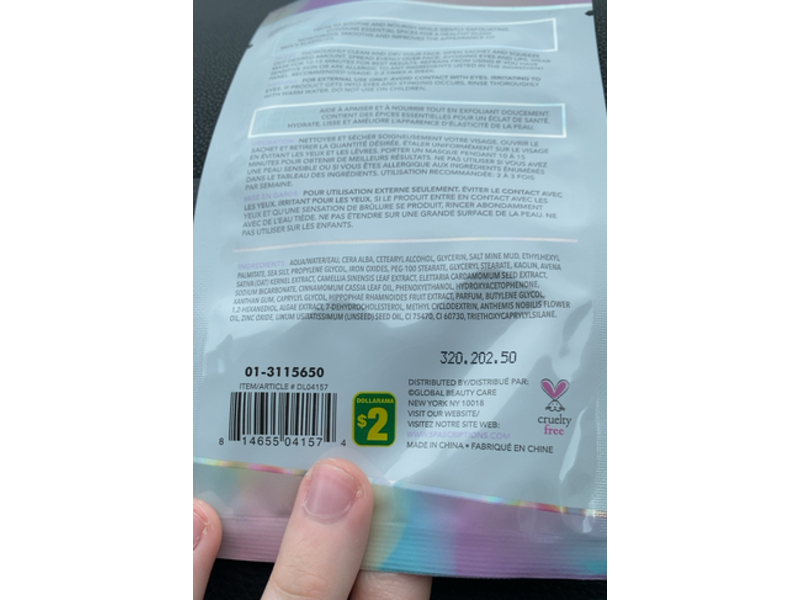 Spa Scriptions Wellness Deep Cleansing Clay Mask, 0.33 fl oz/10 mL