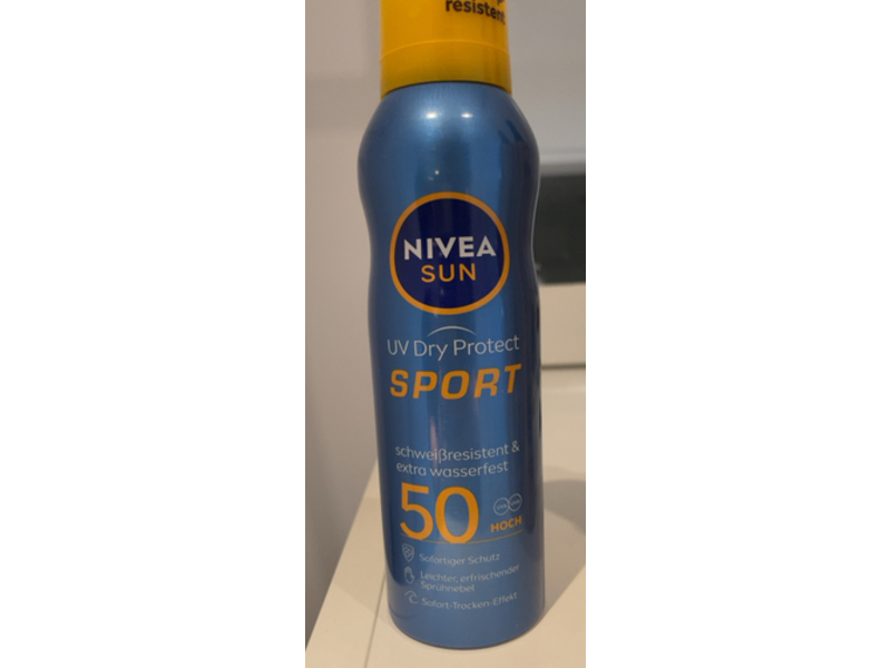 Nivea Sun Uv Dry Protect Sport Spray, SPF 50, 200 mL