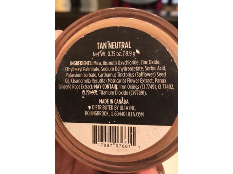 Ultabeauty Mineral Powder Foundation, Tan Neutral, 0.35 oz/9.9 g