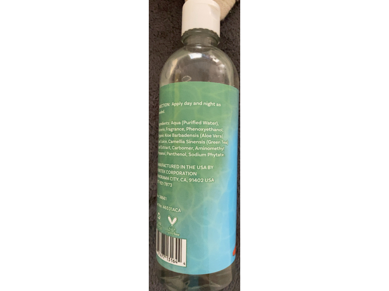 Body Essence Aloe Vera Gel, 16 fl oz/473 mL