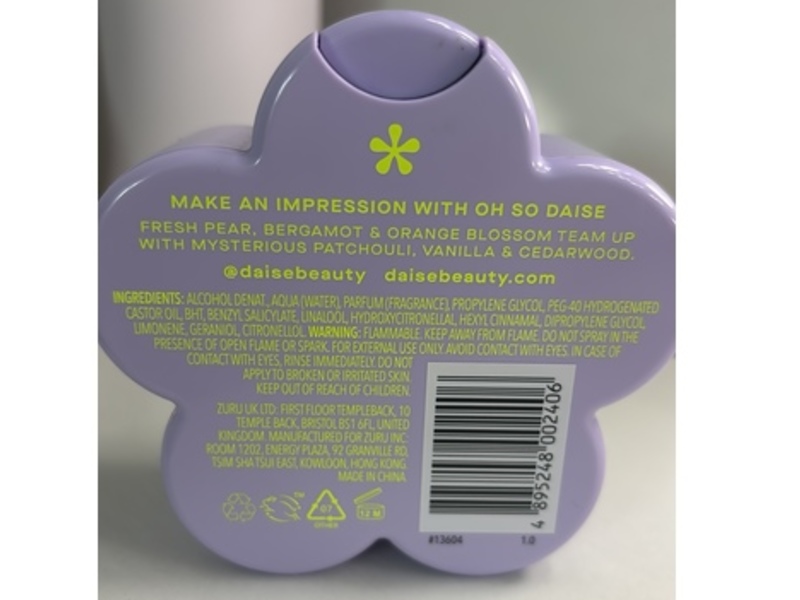 Daise Oh So Fragrance Body Mist, Pear & Patchouli, 3.38 fl oz/100 mL