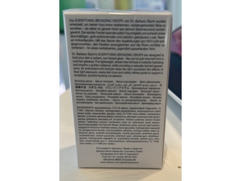 Dr. Barbara Sturm Everything Bronzing Drops, 1.01 fl oz/30 mL