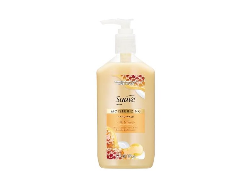 Suave Moisturizing Hand Wash, Milk & Honey, 12 fl oz/355 mL