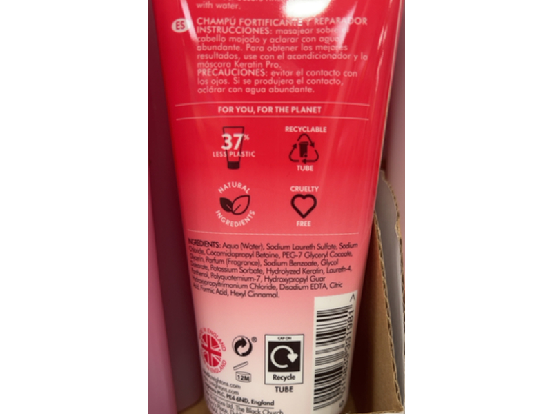 Creightons Keratin Pro Damage Repair Strengthening Shampoo, 6.67 fl oz/200 mL