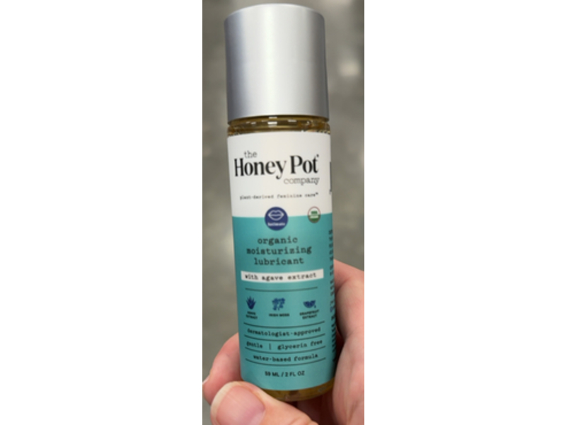 The Honey Pot Company Organic Moisturizing Lubricant, Agave, 2 fl oz/59 mL