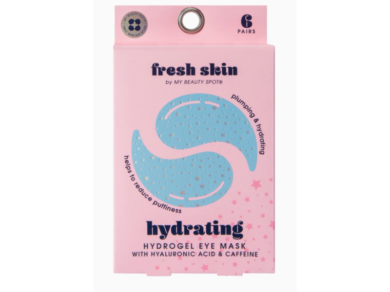 Fresh Skin Hydrating Hydrogel Eye Mask, 6 Pairs