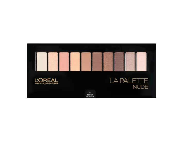 L'Oreal La Palette Nude Eye Shadow, 111, 0.62 oz/17.5 g
