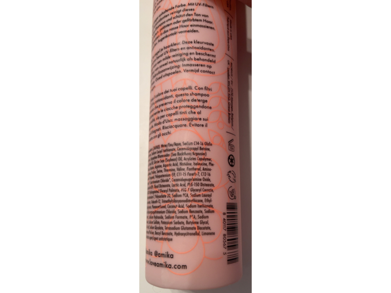 Amika Vault Color-Lock Shampoo, 9.2 fl oz/275 mL