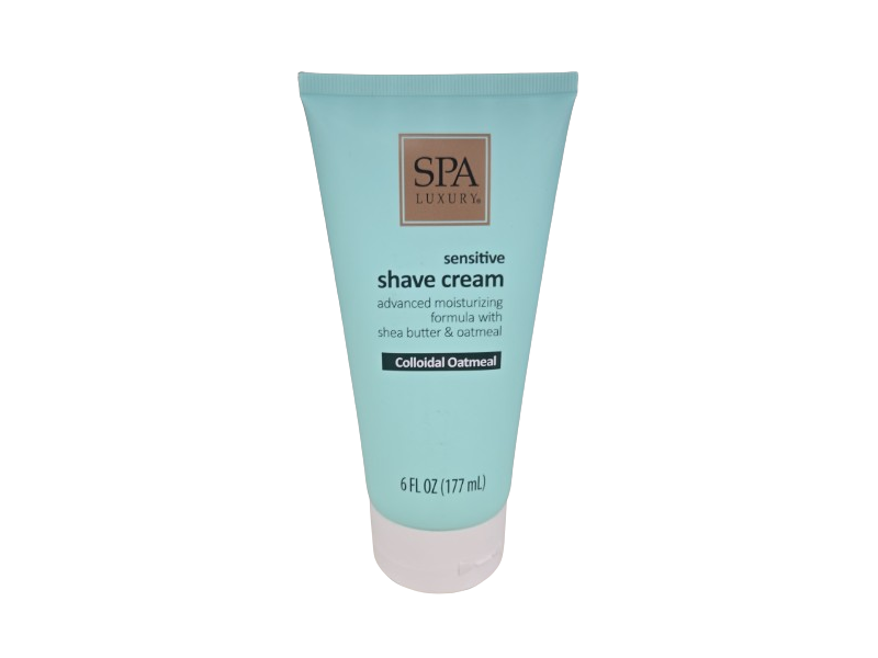 Spa Luxury Sensitive Shave Cream, Colloidal Oatmeal, 6 fl oz/177 mL
