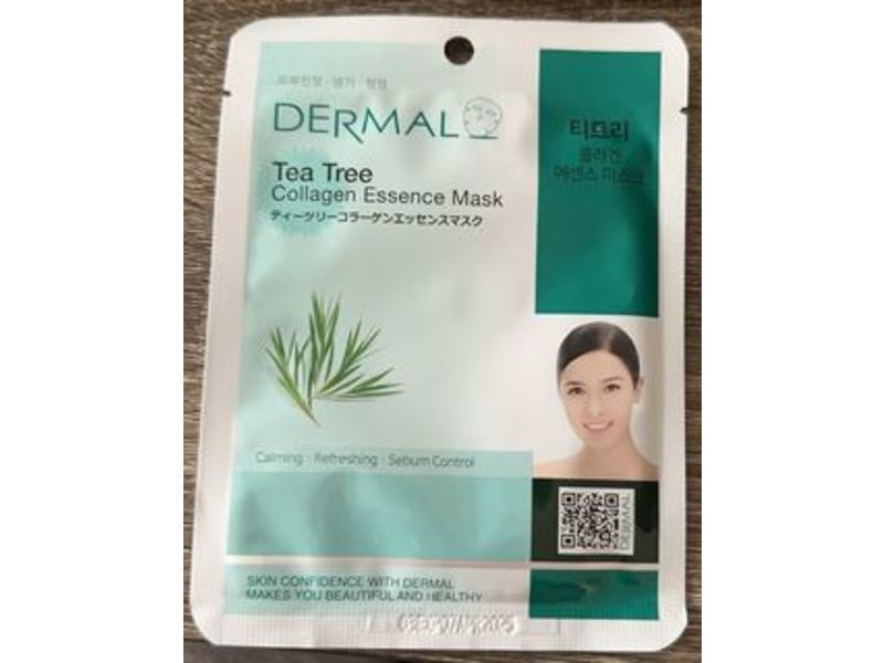 Dermal Collagen Essence Mask, Tea Tree, Pack Of 10