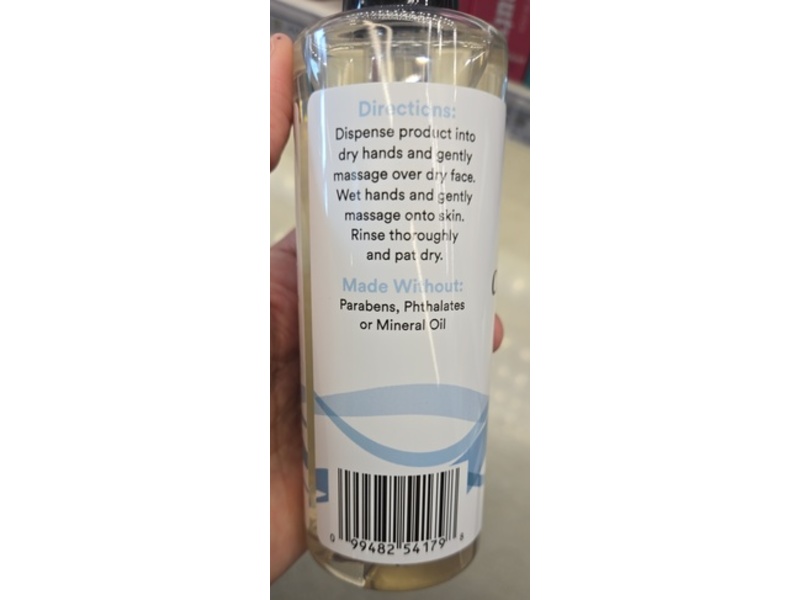 365 Whole Foods Market Facial Cleansing Oil, Squalane & Moringa Oil, 7.8 fl oz/230 mL