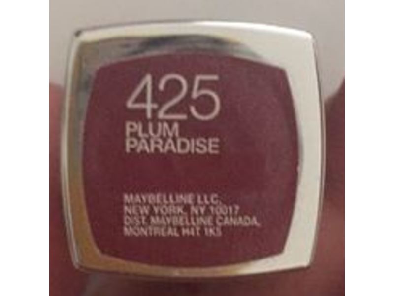 Maybelline Color Sensational Lipstick, 425 Plum Paradise, 0.15 oz