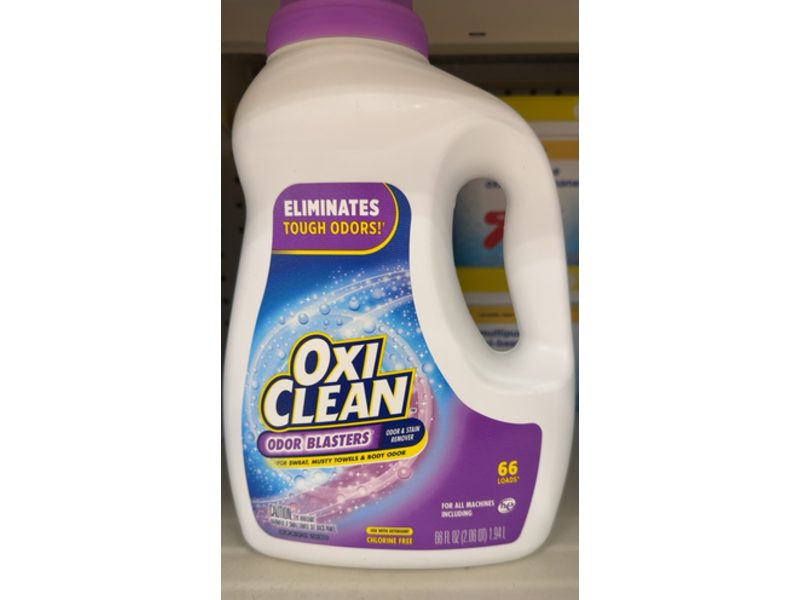 Oxi Clean Odor & Stain Remover, Odor Blasters, 66 Loads, 66 fl oz/1.94 L