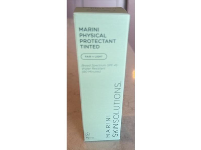 Marini SkinSolutions Physical Protectant Tinted, Fair To Light, SPF 45, 2 oz/57 g