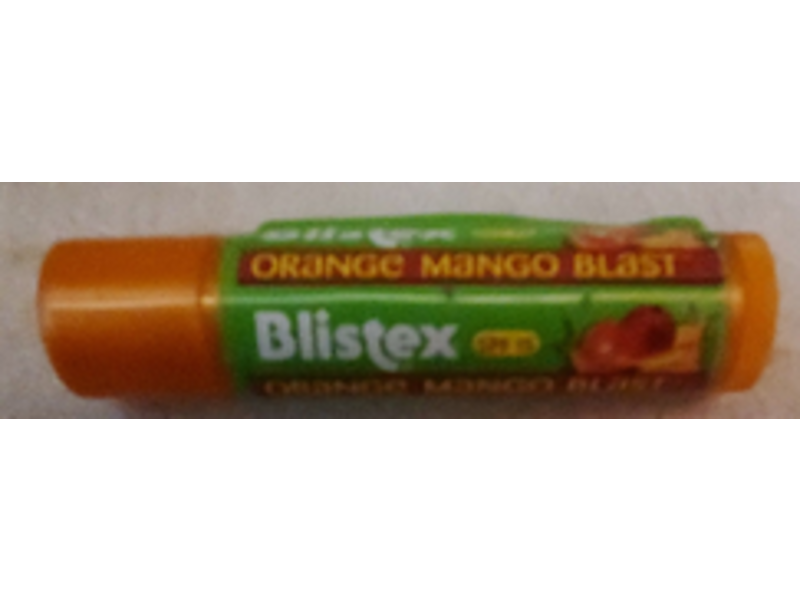 Blistex Orange Mango Blast Lip Balm, 0.15 oz, Pack Of 2