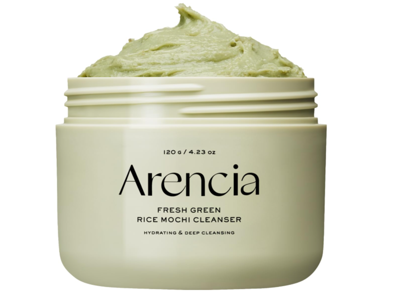 Arencia Fresh Green Rice Mochi Cleanser, Green Tea & Rice, 4.23 oz/120 g