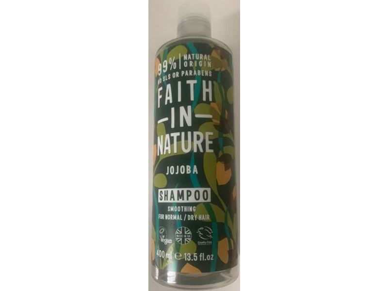 Faith In Nature Shampoo, Jojoba, 13.5 fl oz/400 mL